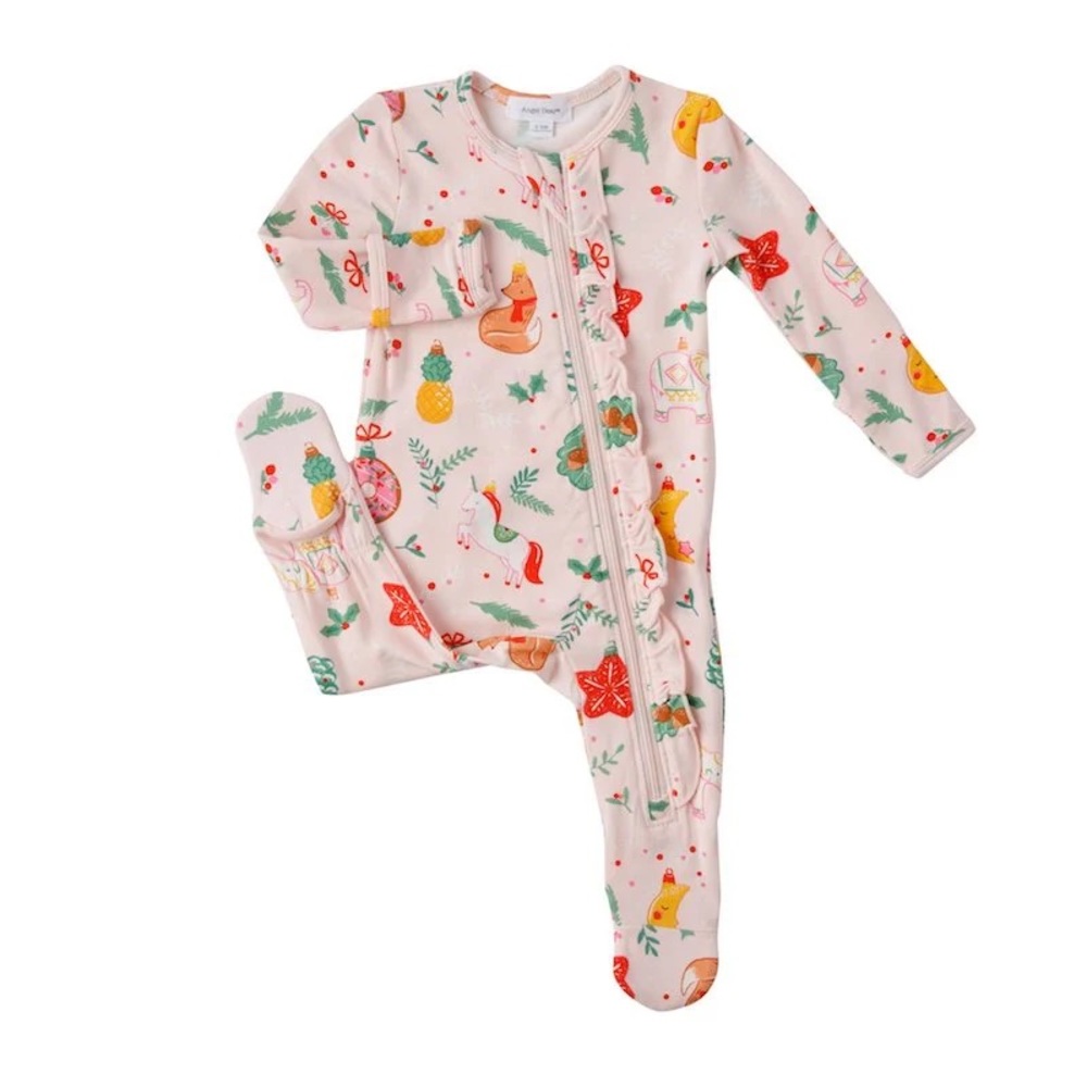 NWT New Angel Dear Angel Dear Novelty Ornaments Footie Pajamas 3-6M
